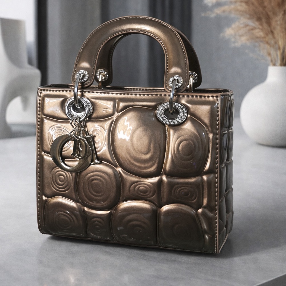 Patent Leather Mini Tote Bag